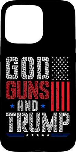 Vista 31 de God Guns and Trump Vote Donald Trump Republican Case for iPhone 17