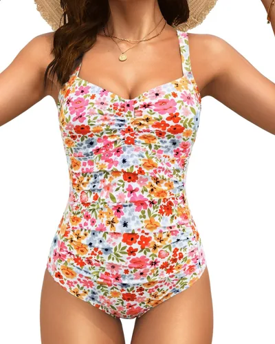 Vista 22 de Tempt Me Trajes de baño de una pieza con control de abdomen Negro