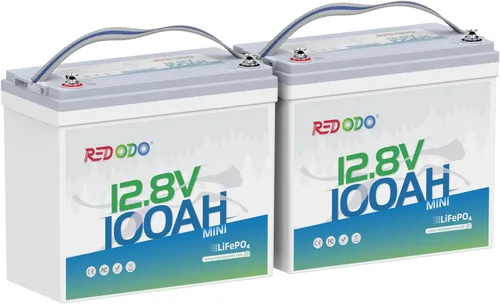 Vista 17 de Redodo Batería de litio Bluetooth inteligente de 12 V 50 Ah LiFePO4 para motor de arrastre, protección contra bajas temperaturas, vida útil de 10