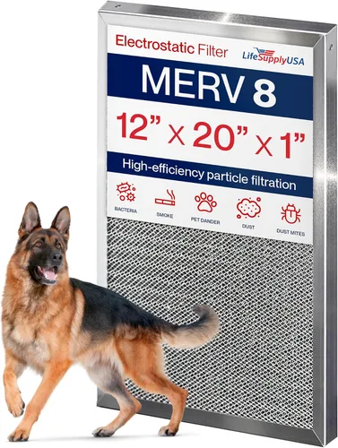 Vista 11 de Filtro de aire electrostático 10x20x1, MERV 8, lavable, reutilizable para estufa/aire acondicionado/HVAC, ahorro de energía, fácil de limpiar