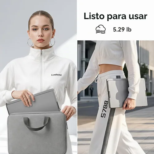 Vista 8 de Ladomi Extensor de pantalla para portátil de 16", extensor de monitor