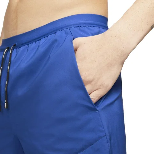 Vista 4 de Nike Pantalones cortos para correr Flex Stride 7" 2 en 1 Dri-Fit para hombre (as1, Alpha, s, Regular, Azul - Negro, S, Ajuste regular)