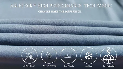 Vista 5 de Pantalones de viaje elásticos para hombre, entrepierna de 27 pulgadas, de secado rápido, ligeros, pantalones deportivos casuales con bolsillos