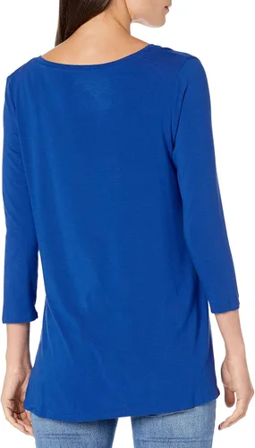Vista 3 de Tienda Essentials - 2 Camisetas de manga 34 con cuello en V para mujer