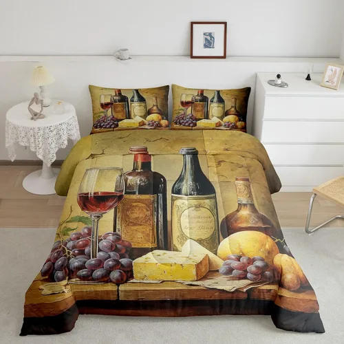 Vista 28 de Feelyou Juego de ropa de cama con diseño de arco iris, juego de edredón para niños, niñas, decoración de notas musicales, edredón de microfibra