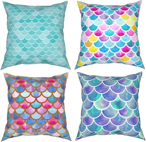 Vista 16 de Ouqiuwa Juego de 4 fundas de almohada coloridas con diseño de pájaros de 12 x 12 pulgadas, cuadradas, decorativas, con hojas de arce otoñales