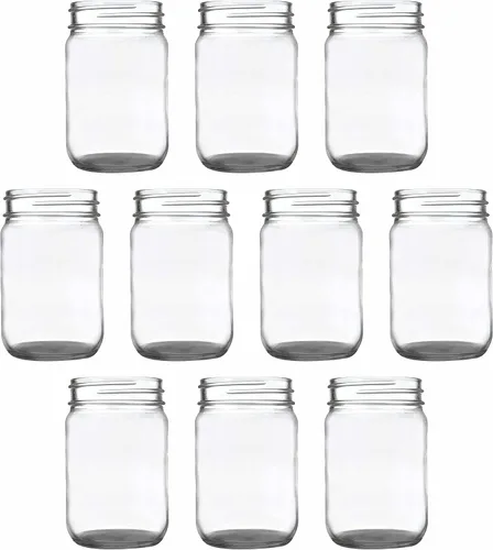 Vista 14 de DISCOUNT PROMOS Juego de 10 tarros de albañil decorativos, 12 onzas, texto personalizable, logotipo, enlatado, tapa de aluminio, color negro