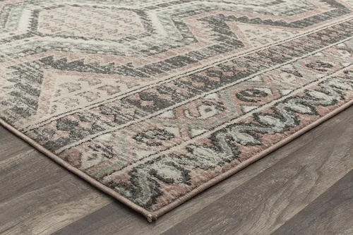 Vista 8 de Rugs America Hailey HY10A Heath - Alfombra vintage de transición de 8 x 10 pies