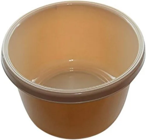 Vista 6 de Ybm Lavabo para casa, redondo, de plástico Blanco con puntos