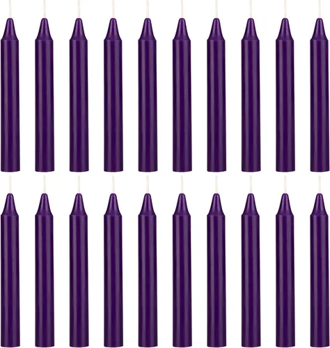 Vista 13 de Mega Candles Mini vela de hechizo con carillón cónico, 20 unidades, 4 x 1/2 Surtido