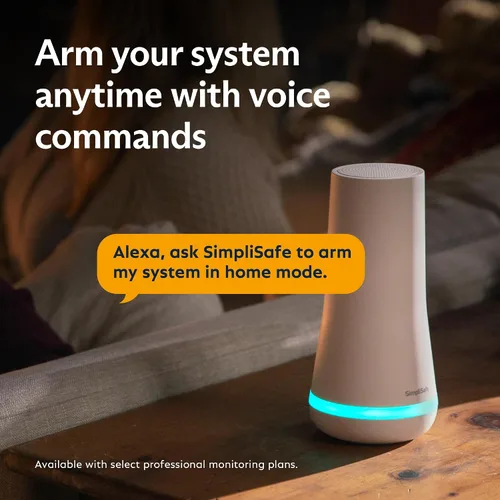 Vista 14 de SimpliSafe Sistema de seguridad inalámbrico para el hogar de 8 piezas, monitoreo profesional 24/7 opcional, sin contrato, compatible con Alexa