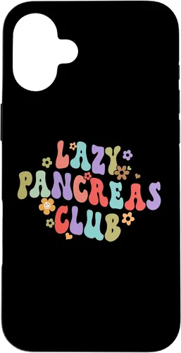 Vista 22 de iPhone 16 Lazy Pancreas Club Diabetes Awareness Month T1D Diabetic Case