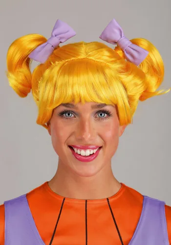 Vista 3 de Disfraz de Mujer Angelica de Rugrats de Nickelodeon Multicolor