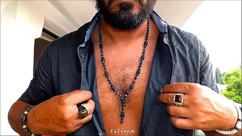 Vista 4 de Liliya Jewelry Collar de cuentas de labradorita para hombre, hecho a mano, estilo Y con piedras preciosas auténticas, colgante de cristal curativo