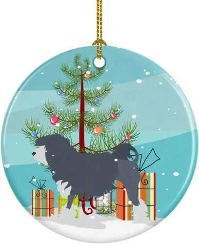 Vista 56 de Caroline's Treasures Cavalier King Charles Spaniel - Adorno de cerámica para árbol de Navidad, decoración colgante para el hogar, Navidad, fiestas