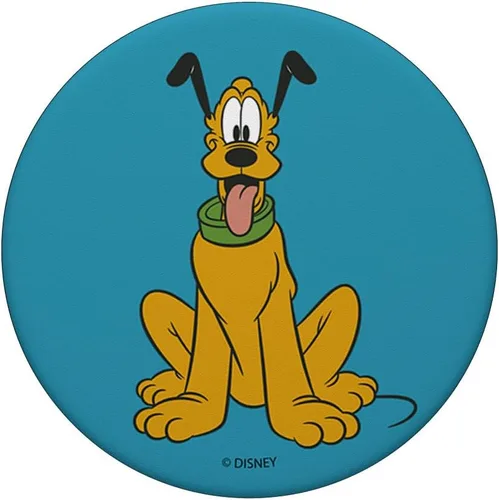 Vista 3 de Disney Mickey y amigos Pluto tradicional Retrato PopSockets agarre y soporte para teléfonos y tabletas