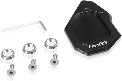 Vista 2 de Almohadilla lateral para motocicleta, soporte lateral de motocicleta, placa de extensión para B&MW F 650 GS F650 GS F 650GS F 650GS Twin 2008-2011