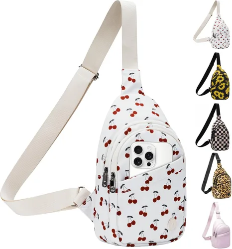 Vista 55 de Cangurera pequeña Aprocot Cross Body Bag Fashion Shoulder para mujer Albaricoque
