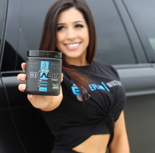 Vista 4 de eFlow Nutrition Enrage Black Suplemento preentrenamiento de alto estimulante – Polvo de preentrenamiento para aumentar la energía, las bombas