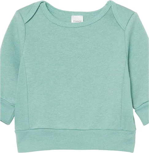 Vista 7 de Hanes Baby and Toddler Flexy Soft 4-Way Stretch Fleece Sweatshirt