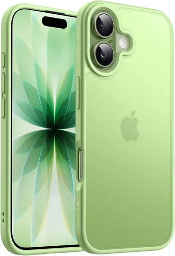 Vista 17 de JETech Funda mate para iPhone 17 de 6.3 pulgadas, protección contra caídas de grado militar, carcasa trasera translúcida esmerilada minimalista
