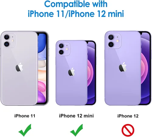 Vista 3 de Protector de lente de cámara para iPhone 11/12 Mini, vidrio templado, cobertura completa, antiarañazos, paquete de 2