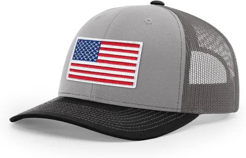 Vista 23 de Joe's USA Richardson 112 - Gorras de camionero con parche gráfico personalizado - Gorras estructuradas de cinco y seis paneles Richardson Premium