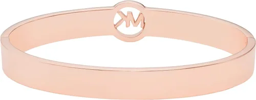 Vista 2 de Michael Kors - Pulsera de acero inoxidable con llamativas decoraciones de cristal