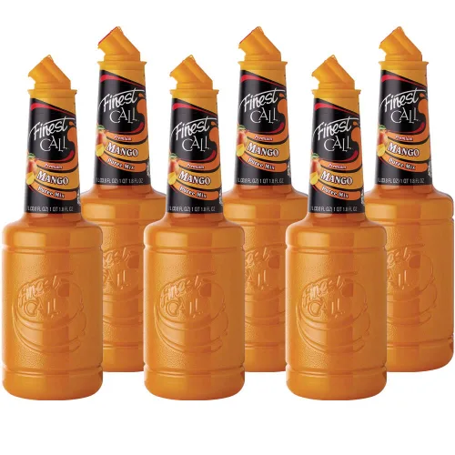 Vista 7 de Mezcla Finest Call para bebida, de puré de mango, de calidad superior, en una botella de 33.8 onzas líquidas Refreshing Tropical Flavor