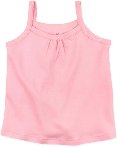 Vista 3 de HonestBaby 5-Pack Cami Tops Sleeveless T-Shirts 100% Organic Cotton for Infant and Toddler Baby Girls (Legacy)