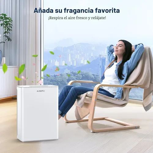 Vista 9 de AMEIFU Purificadores de aire para el hogar, habitación grande de hasta 2300 pies cuadrados, purificadores de aire H13 True Hepa para pelo