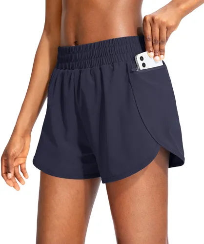 Vista 28 de Soothfeel Pantalones cortos deportivos para mujer de 3"/5" para Negro