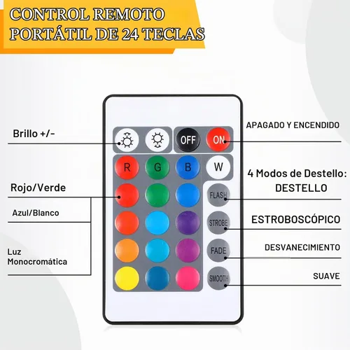 Vista 5 de Riakrum Base de luz LED de madera, 4 piezas, soporte de base de pantalla de cristal, control remoto, redondo, 16 modos de iluminación, soporte Negro