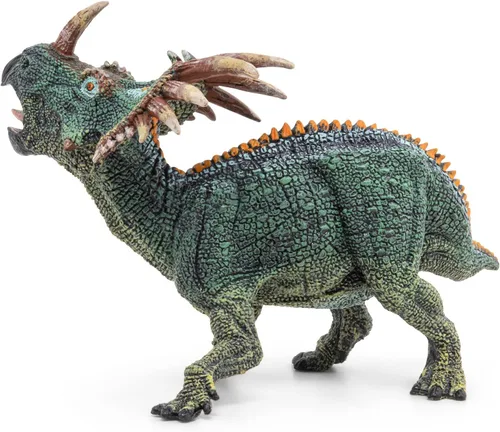 Vista 2 de Papo - Figura realista de dinosaurio de Styracosaurus - A partir de 3 años - Colección de dinosaurios - Juego educativo de dinosaurio herbívoro