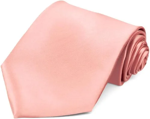 Vista 20 de tiemart Corbata de color sólido para hombre Longitud estándar