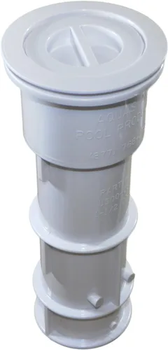 Vista 2 de AquaStar US101 7.5" Paraguas Soportes con Manga y Tapa Central - Blanco