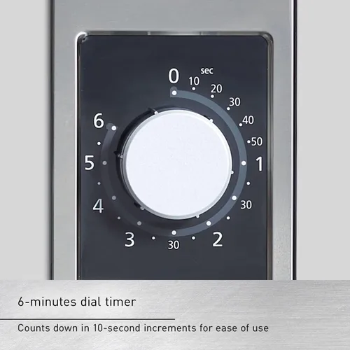 Vista 5 de Panasonic NE-1025F - Horno de microondas comercial y compacto para encimera de servicio ligero con temporizador electrónico de botón selector