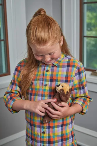 Vista 5 de Wild Republic Wild Calls - Peluche de nutria marina, juguete de peluche, regalos para niños, animal de zoológico, 8 pulgadas