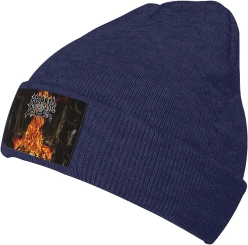 Vista 8 de Beanies for Mens Womens - Basic Unisex Cuffed Skull Caps Knitted Winter Hat Classic Sleep Hats for Hiking Gardening