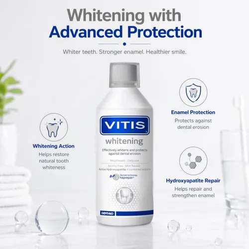 Vista 2 de Vitis Enjuague bucal blanqueador 16.9 fl oz