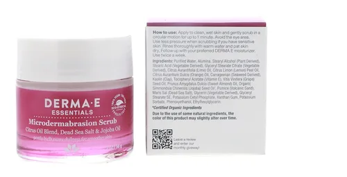 Vista 3 de Derma E: Exfoliante de microdermoabrasión con sal del mar muerto, 2 onzas (paquete de 3)