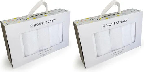 Vista 5 de HonestBaby - Paquete de 10 paños de tela de toalla en caja de regalo para bebés, niños y niñas, paquete de 10 unidades, rosa claro, talla única