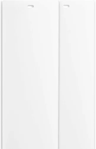Vista 7 de DALIX Láminas de repuesto para persianas verticales de PVC, curvadas, lisas, blancas, 70.5 x 3.5 (paquete de 20)