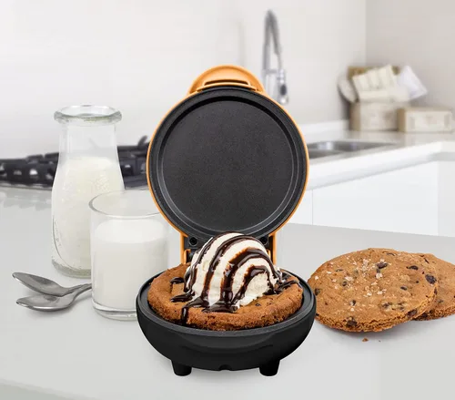 Vista 9 de Nostalgia MyMini - Plancha eléctrica personal, plancha antiadherente perfecta para dietas keto y bajas en carbohidratos, huevos, tortitas
