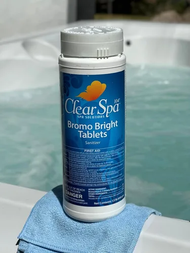 Vista 2 de Clear Spa Bromo Bright Tablets 1" 1.5lb Contenedor más grande