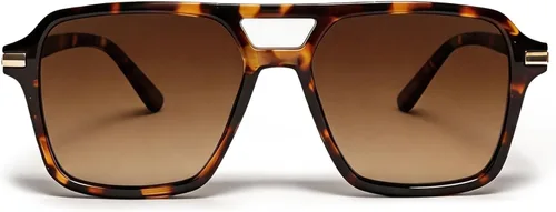 Vista 10 de VISOONE Black Retro Square Aviator Sunglasses Women Men