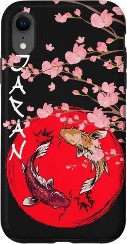 Vista 25 de koi Fish Ying yang,Japanese Flag Japan - Cherry Blossom Case for iPhone 17