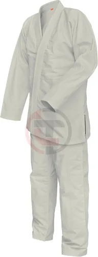 Vista 2 de Bjj Gi Jiu Jitsu Full UnBleached Kimonos Gi 100% Algodón Perl Weave 450GSM