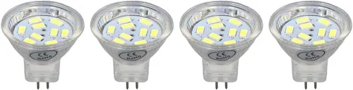 Vista 9 de Bombillas halógenas, bombilla MR11 3W 300lm lámpara con 9 cuentas base de doble pin para lámpara de paisaje, luces estroboscópicas intermitentes