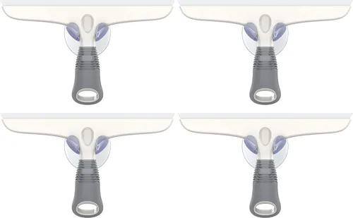 Vista 7 de MR.SIGA Escobilla de silicona para puertas de ducha, 25 cm/10 pulgadas Escobilla de ducha para puertas de vidrio, rasqueta sin rayas para ventanas